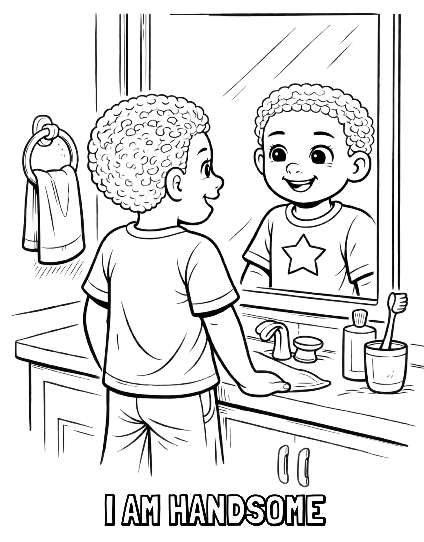 Affirmation Coloring Books for Kids