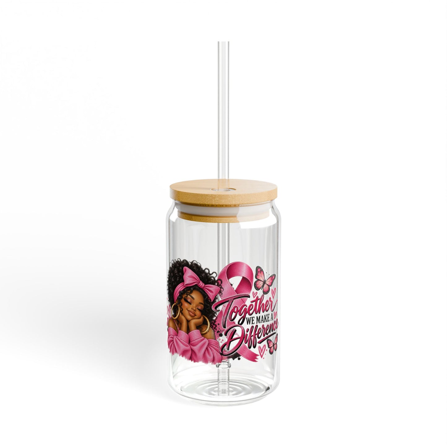 Together We Make a Difference Glass Cup