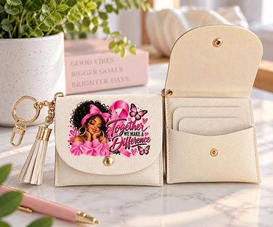 Together We Make a Difference Keychain Wallet