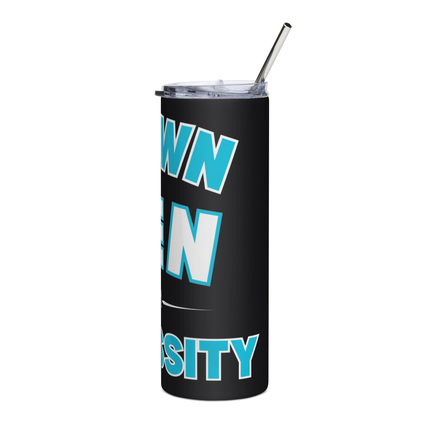Brown Men - Stainless Steel Tumbler