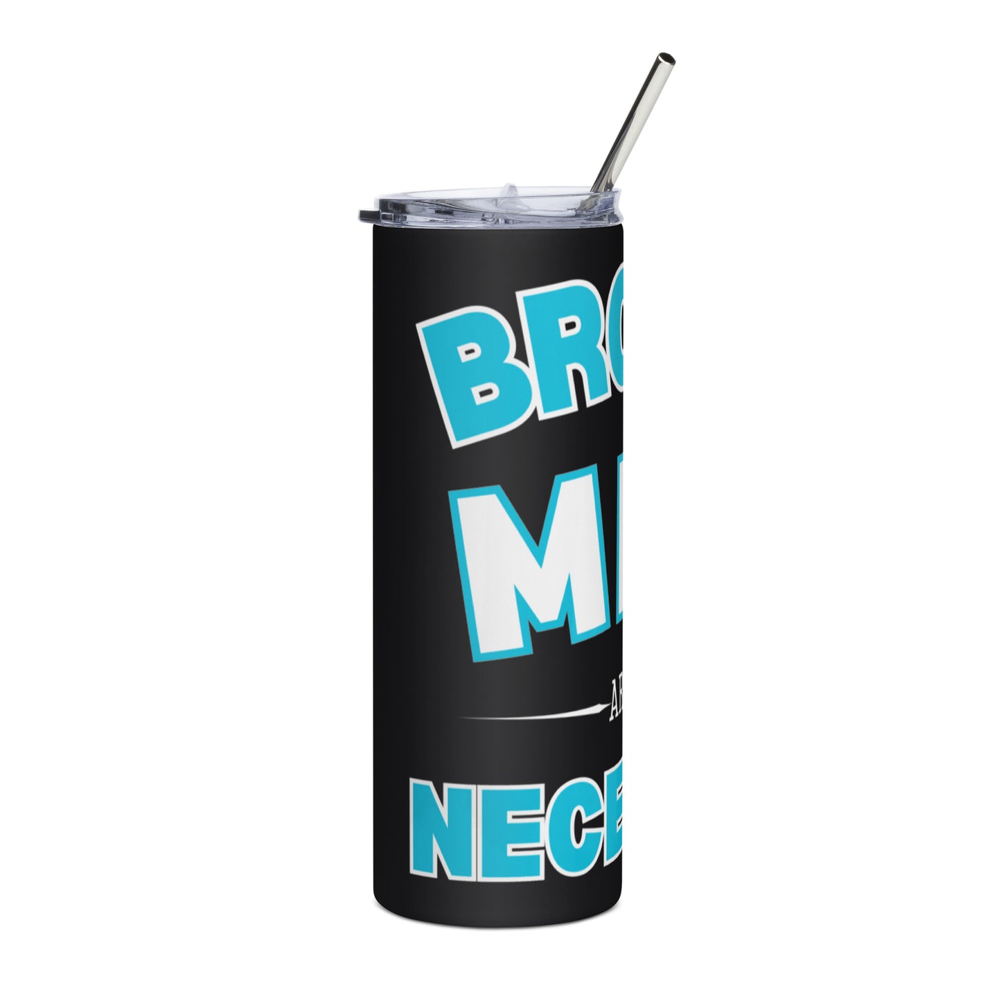 Brown Men - Stainless Steel Tumbler